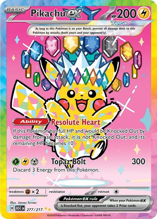 Pikachu ex - 277/217
