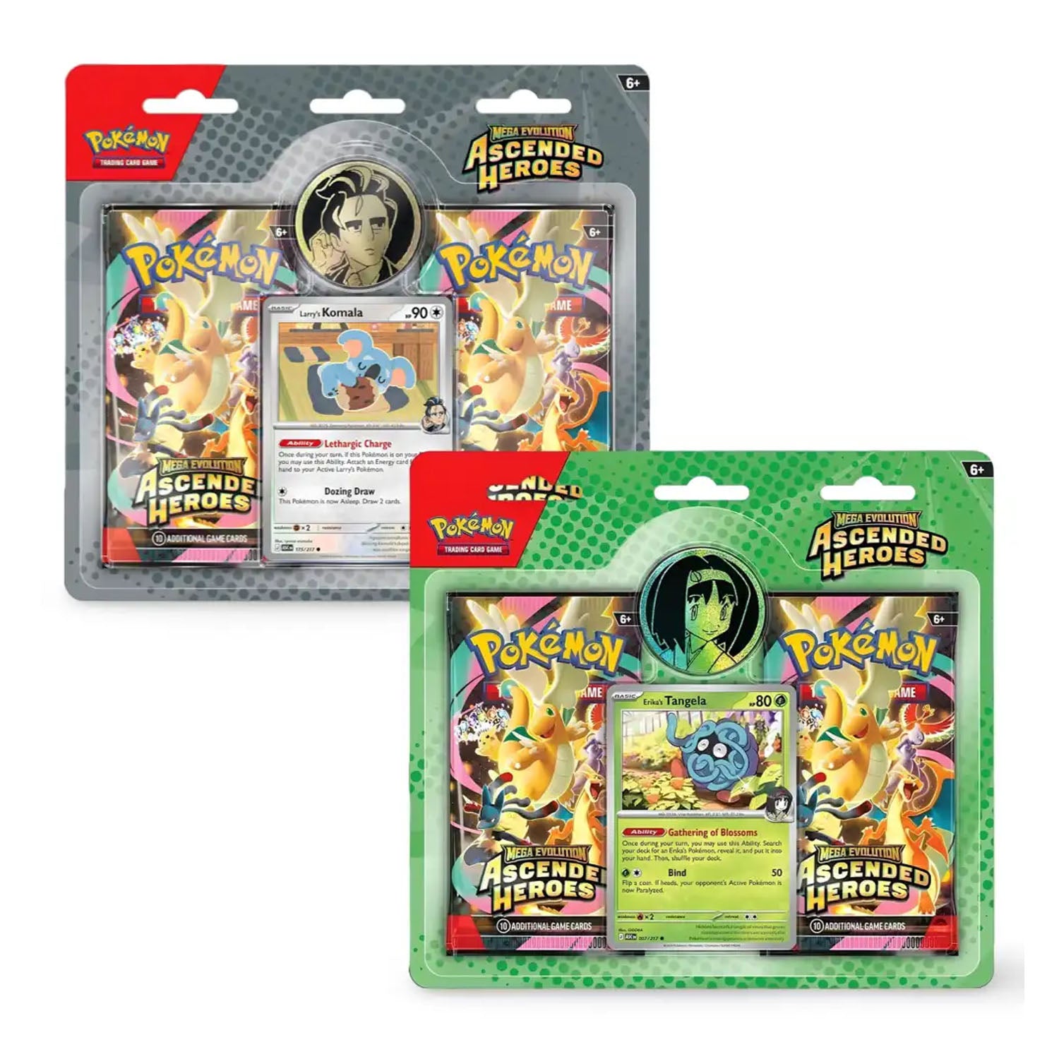 Ascended Heroes Collection - Erika's Tangela & Larry's Komala